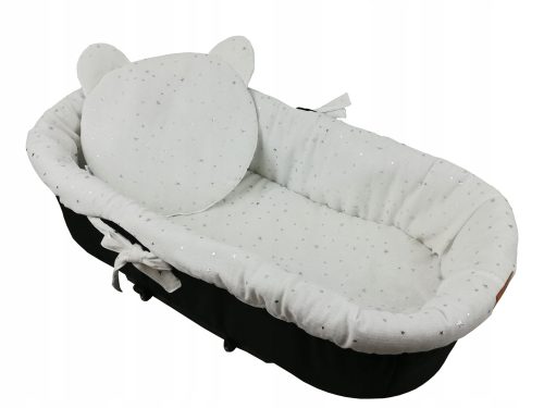  Musselin-Einlage für die Gondelmatratze, Teddybär-Kissen