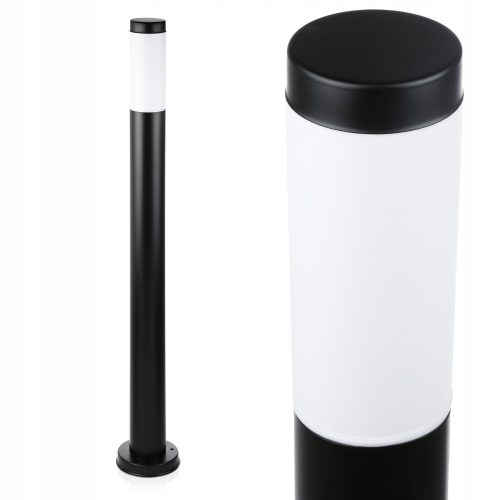 Lichtmasten, Garten Interlook E27 runder Lichtmast, 90 cm, schwarz