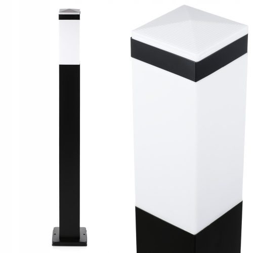  Interlook E27 quadratischer Lichtmast, 90 cm, schwarz