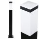  Interlook E27 quadratischer Lichtmast, 90 cm, schwarz