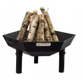   GROSSER GARTENKAMIN 70CM LAGERFEUERGRILL HERSTELLER FEUERFESTE BESCHICHTUNG