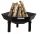  GROSSER GARTENKAMIN 70CM LAGERFEUERGRILL HERSTELLER FEUERFESTE BESCHICHTUNG