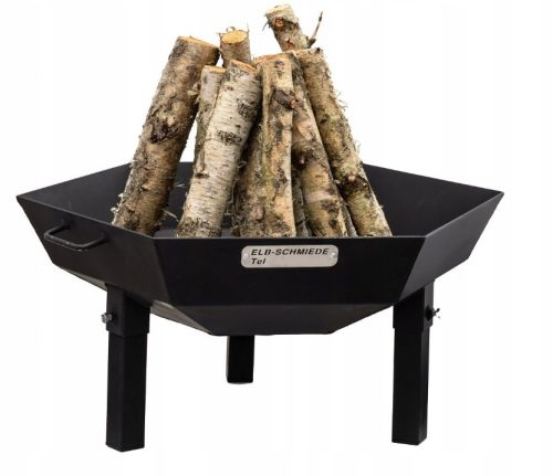  GROSSER GARTENKAMIN 70CM LAGERFEUERGRILL HERSTELLER FEUERFESTE BESCHICHTUNG