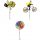 36-Zoll-Regenbogenbiene, Blumen bunter Wind