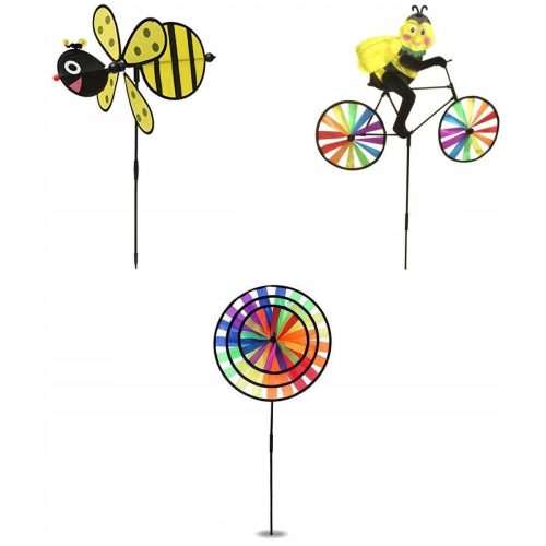  36-Zoll-Regenbogenbiene, Blumen bunter Wind