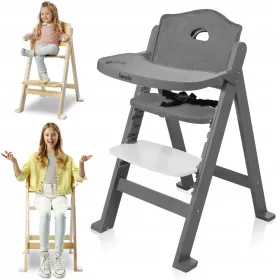    Fütterungsstuhl Lionelo 93 x 56 x 67 cm + Stuhlkissen LIONELO Floris mit Klettverschluss