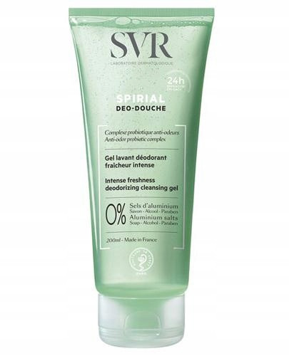 SVR SPIRIAL Duschgel gegen übermäßiges Schwitzen, 200 ml