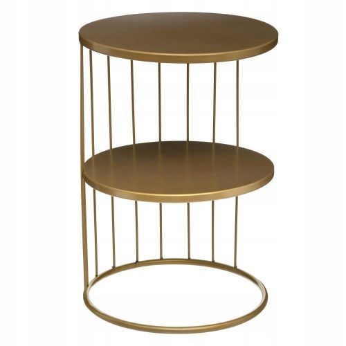  Atmosphera Couchtisch, rund, 36 x 36 x 52 cm, Gold