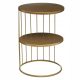  Atmosphera Couchtisch, rund, 36 x 36 x 52 cm, Gold