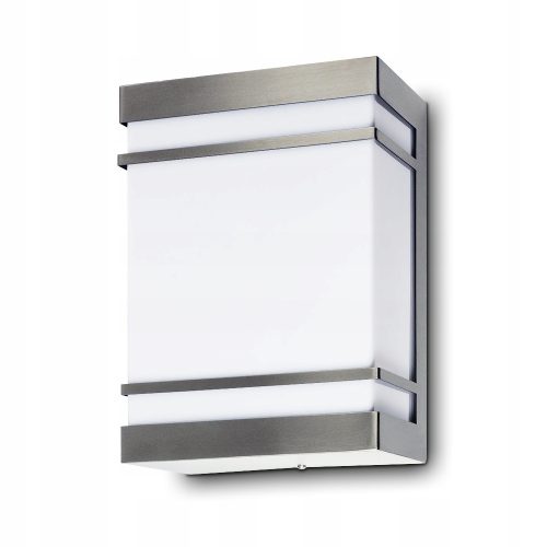  Kwazar Luminaire Gartenwandleuchte, Grau- und Silbertöne, E27, 15 W