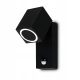  Kwazar Luminaire Gartenwandleuchte schwarz GU10 20 W