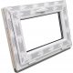 Kacprzak PVC-Fenster 70x60 cm weiß