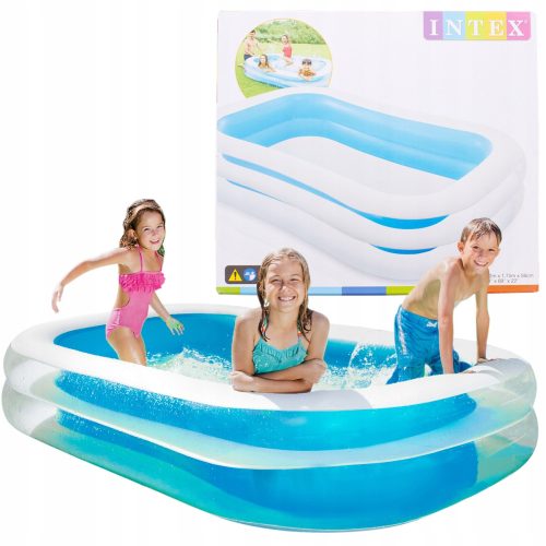 Intex rechteckiger aufblasbarer Pool 203 x 152 cm