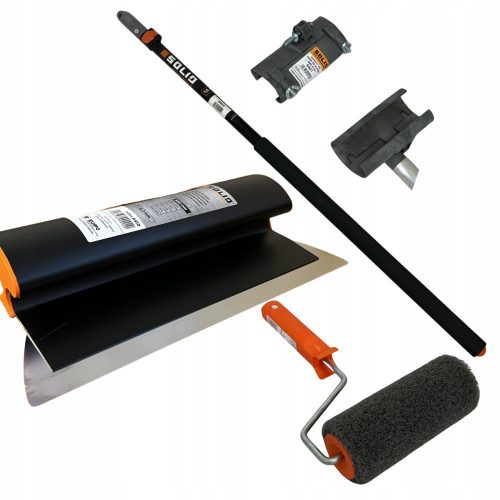SOLIDES SPATELMESSER-LOLICATOR FÜR TELLER 55 cm TELESKOPSTICK-ADAPTER ROLLENFLOOTER