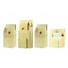  Nistkästen 4 Stück, Selbstmontage, Typ A A1 BP