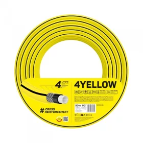  GELBER 1/2" 4-lagiger Gartenschlauch, 50 Meter