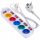 Smartled Strip-Verlängerungskabel 2 m, 5 Stk. Steckdosen, schwarz