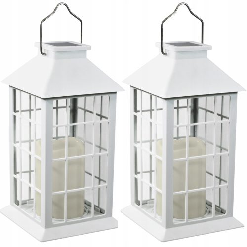  SuperLED Solarlampe, weiß, 28 cm, 1 Stk.