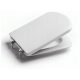 Roca DAMA SENSOb COMPACTO & SQUARE Toilettensitz, weißer Duroplast