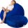 Sonnenliegen und Garten und Terrasse King of Chillout Liegestuhl blau