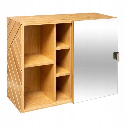 BADEZIMMERSCHRANK MIT REGALEN und Spiegel 55 x 45