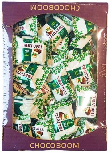 Glasierte Waffel-Sandwiches TORTUFEL, 1300g mit cremiger Füllung und gerösteten Erdnussstücken