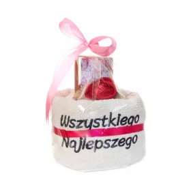  Geburtstagsgeschenk Kuchenhandtuch Schokolade