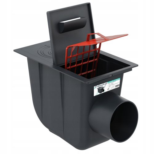 Krono-Plast Absetzbecken 110 mm Anthrazit