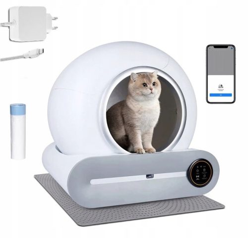  SMART Wi-Fi selbstreinigende Katzentoilette (F054)