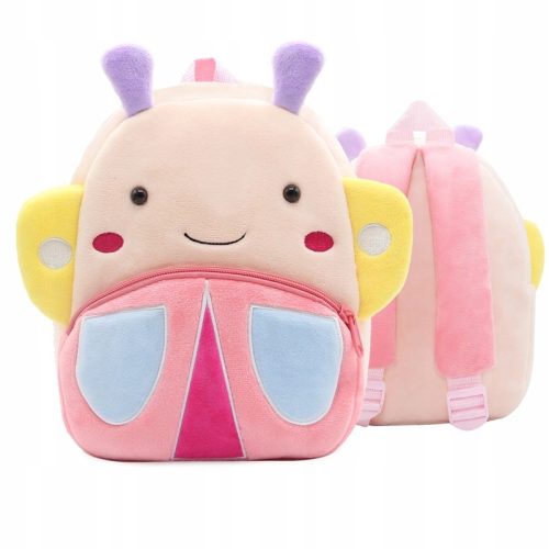  Kindergartenrucksack mit mehreren Fächern Kakoo Butterfly, Jungen, Mädchen, mehrfarbig