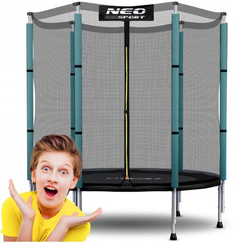 Trampoline - Neo-Sport NS-04Z230F Trampolin mit Netz 140 cm