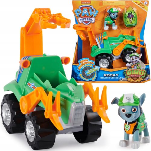  PAW Patrol Rocky Figur + Fahrzeug mit Kran