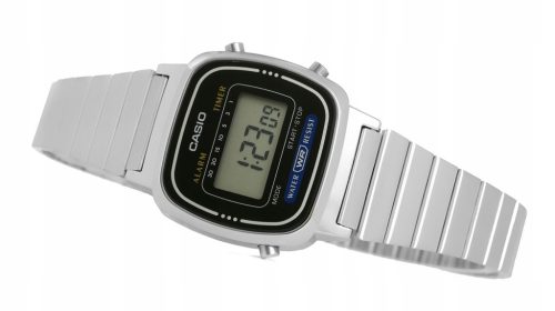  CASIO LA670WA-1D DAMENUHR (zd597c) + BOX + GRAVUR
