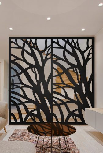 Dekorative MDF-Platte, unlackiert, Muster 91