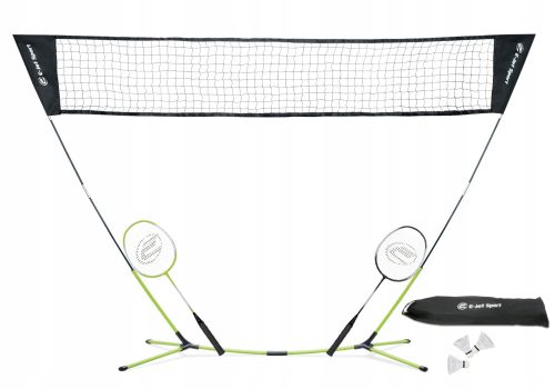 Abdeckung, Netz, Stange, Satz Federbälle, Satz Schläger mit Federball Ejet Sport 99961