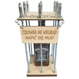 ALKOHOLKÄFIG graviertes Geschenk 18 20 30 Geburtstag