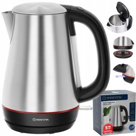  Manta Orisa Wasserkocher 2200 W Silber