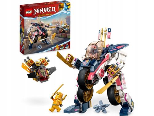  LEGO Ninjago Soras Mech verwandelt sich in ein Rennrad (71792).