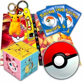    Ein leistungsstarkes POKéMON-Set als Geschenk + Album und Karten