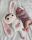  Hasenpuppe mit Namen, Kuscheltier, 50 cm, creme