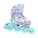  Inlineskates Rollschuhe 4in1 RAVEN Isla 27-30 LED-Räder