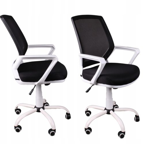  Giosedio FBB042 Drehsessel schwarz und weiß 100x60x61 cm