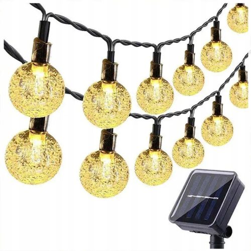  Berge Lichterkette 500 cm solar transparent