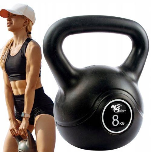  Kettlebelle Be4Sport 8 kg schwarz
