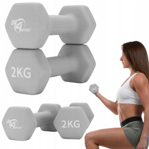  Be4Sport Neoprenhanteln 2x 2 kg 2 Stk.