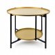  Mondex Lucas Tisch rund 60,5 x 60,5 x 45 cm Gold