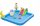  Bestway rechteckiger aufblasbarer Pool 228 x 206 cm