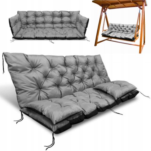  ePosciele Kissen 180 x 60 x 15 grau