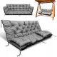  ePosciele Kissen 180 x 60 x 15 grau