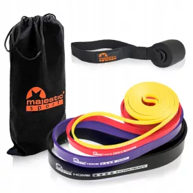  Majestic Sport Übungsband 2-39 kg 4 Stk.